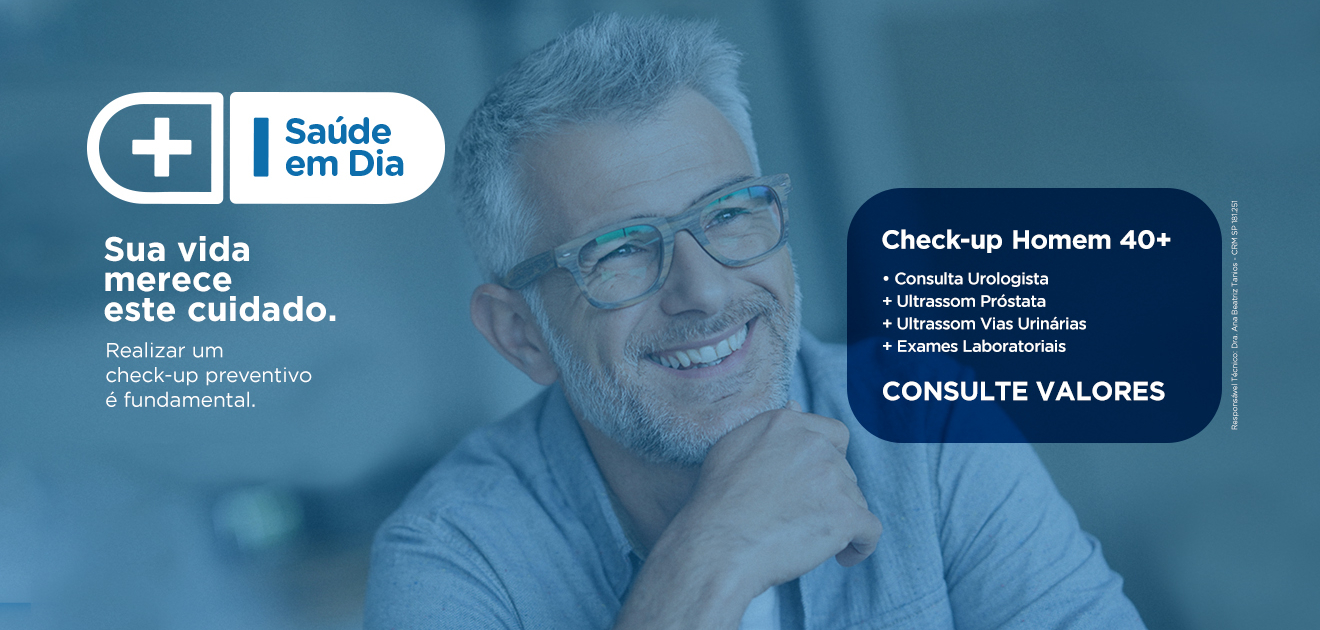 7416F WEB BANNER MOBILE CHECK UP HOMEM 40+ ACESSO SAÚDE 1320X751PX